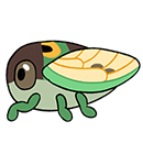 Mini Squishable Cicada